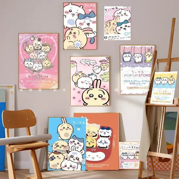 Chiikawa Klassisk Vintage Plakat