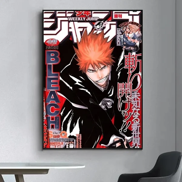 Anime Bleach Poster Fancy Wall Sticker