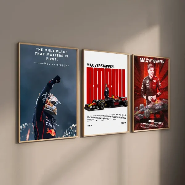 F1 Max Verstappen Race 33 Poster
