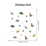 Cartoon Animal Cute Dinosaur Wall Stickers Removable for Kids
