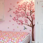 Peach Blossom Tree Removable Wall Sticker