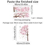 Peach Blossom Tree Removable Wall Sticker