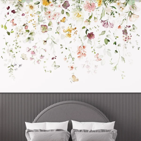 Nordic Butterfly Leaf Wall Stickers