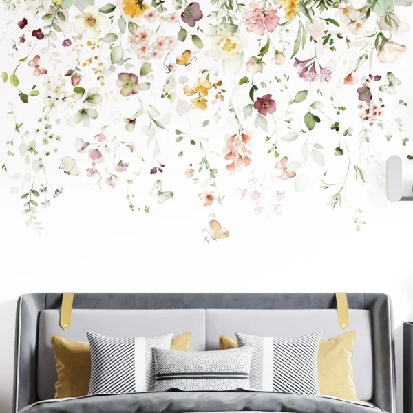 Nordic Butterfly Leaf Wall Stickers