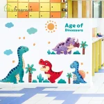 Cartoon Cute Dinosaur Animals Wall Stickers