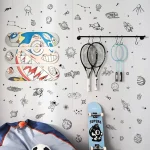 Cartoon Universe Theme Pattern Wall Sticker