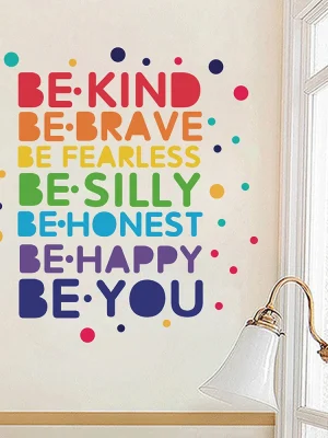 1Pc inspirational English wall sticker