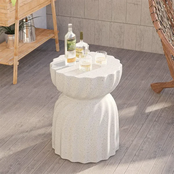 Contemporary Lightweight Concrete Accent Sidebord