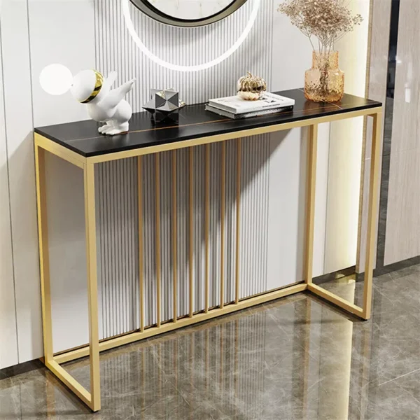 Minimalistisk Moderne Entrebord med Solid Metallramme