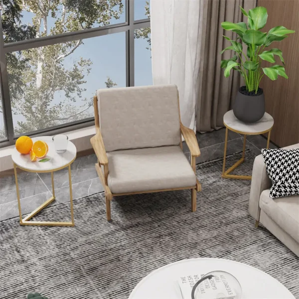 Sett med 2 Nesting Kaffe- og Sidebord