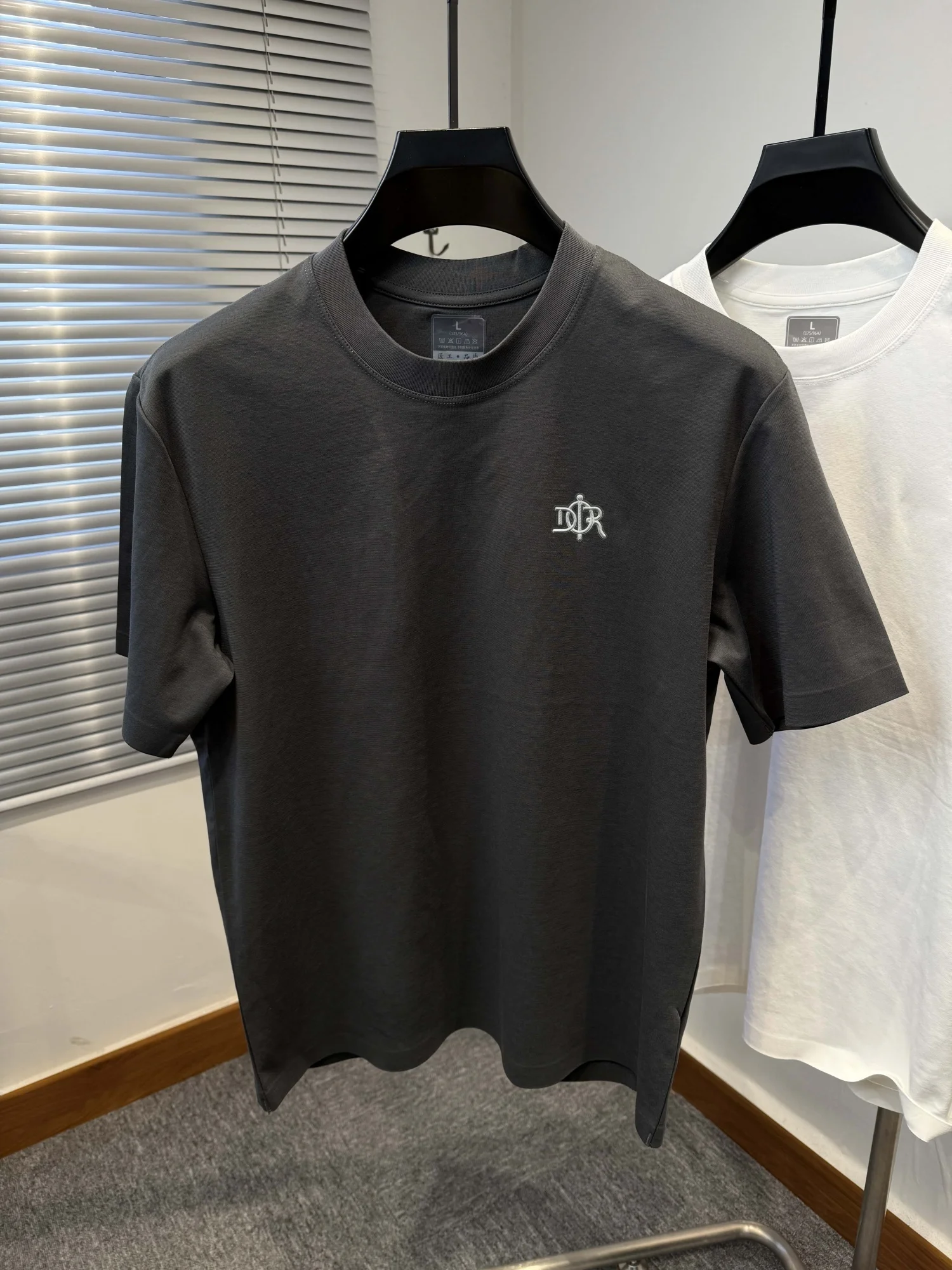 Premium Letter Badge Cotton Tee