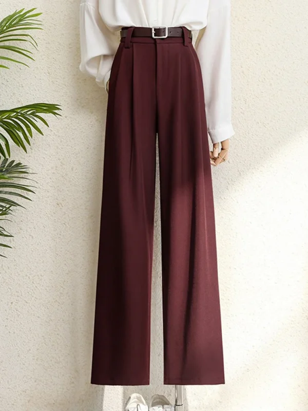 Spring 2025 New Burgundy Suits Pants