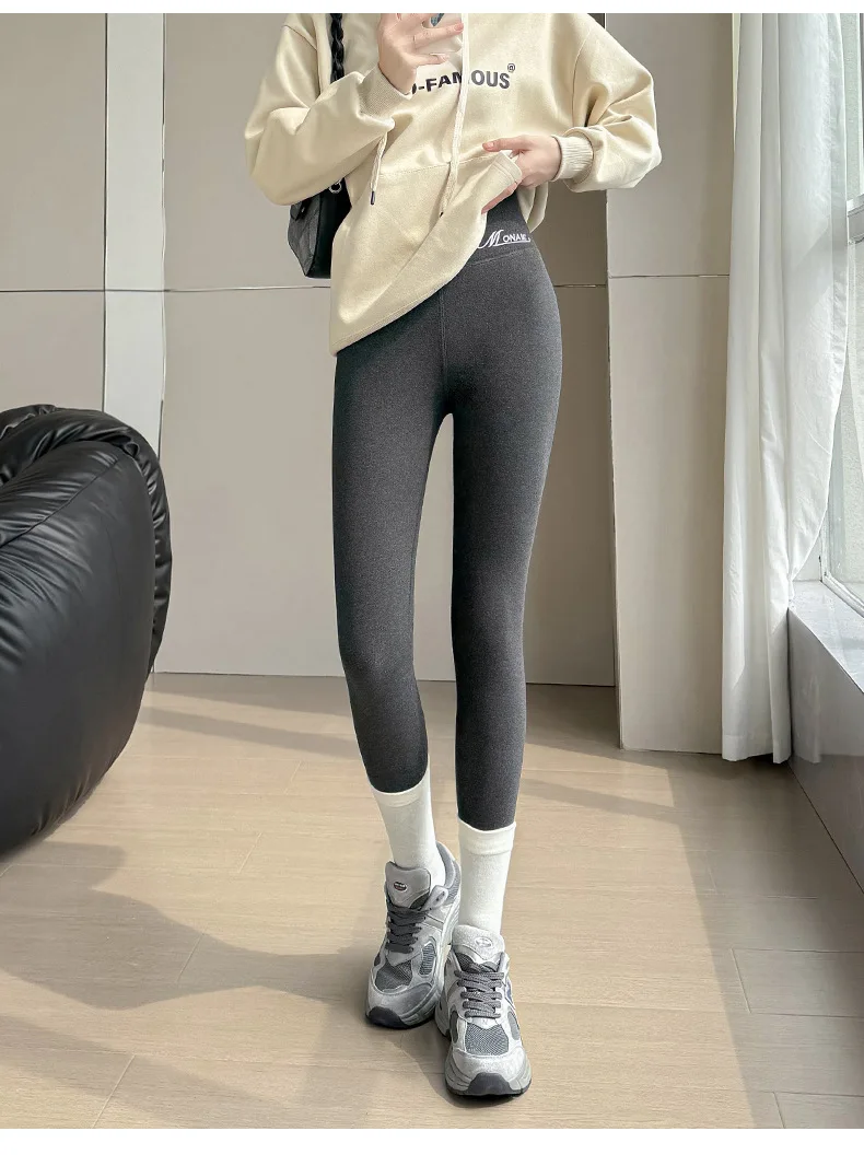 Winter Cashmere High Waist Leggings - Velvet Lined Plus