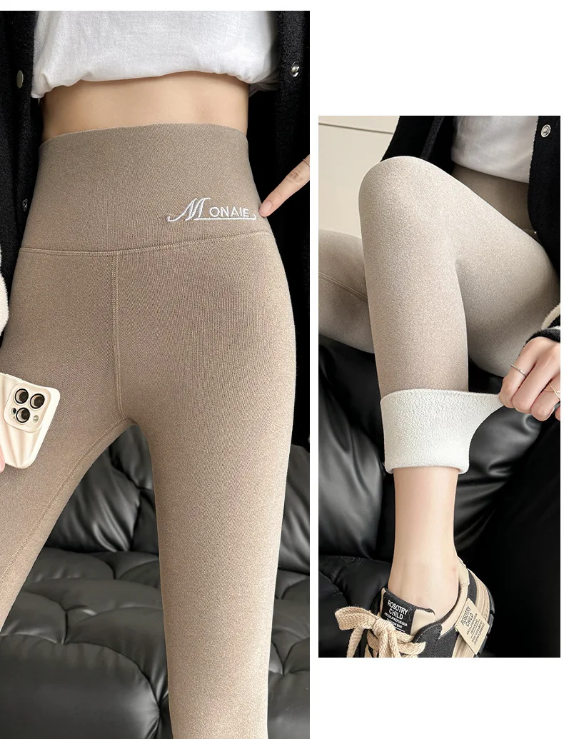 Winter Cashmere High Waist Leggings - Velvet Lined Plus