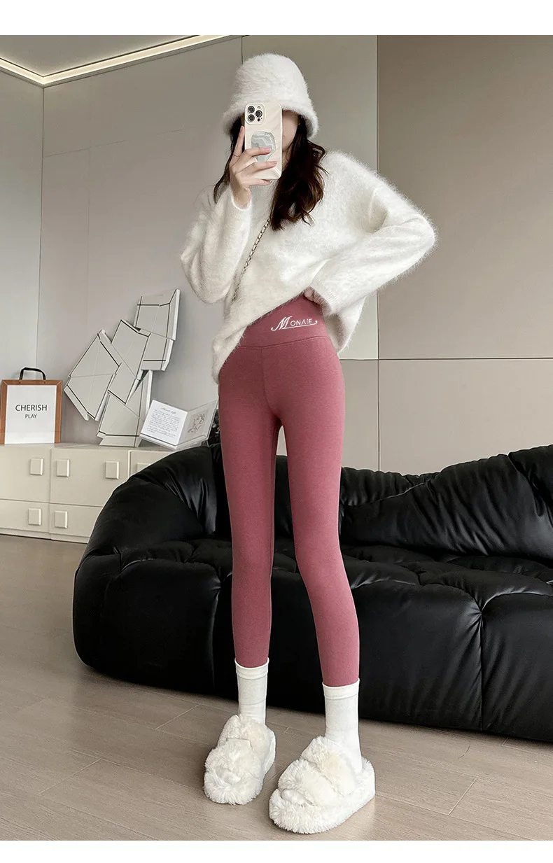 Winter Cashmere High Waist Leggings - Velvet Lined Plus
