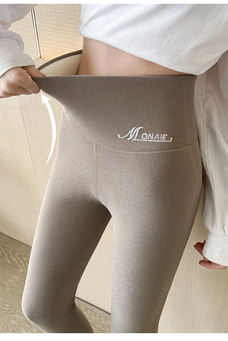 Winter Cashmere High Waist Leggings - Velvet Lined Plus