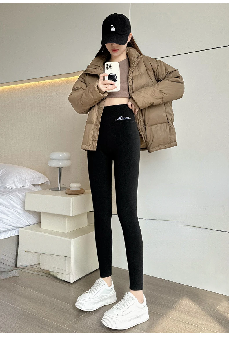 Winter Cashmere High Waist Leggings - Velvet Lined Plus