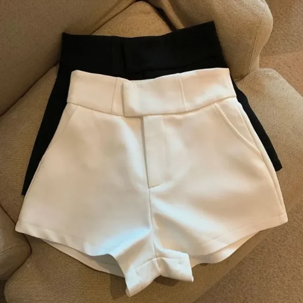 Mooyufon High Waisted Black Shorts