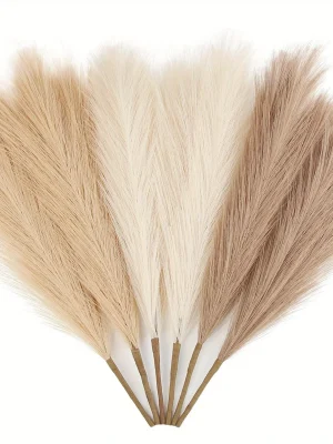 Artificial Pampas Grass – 6PCS DIY Floral Decor