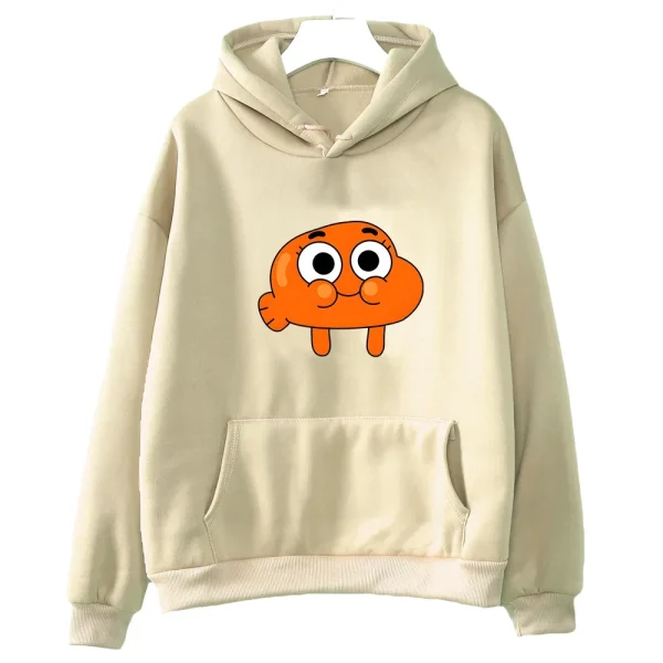 Gumball Hoodie – Unisex Cartoon Graphic Pullover Sweatshirt