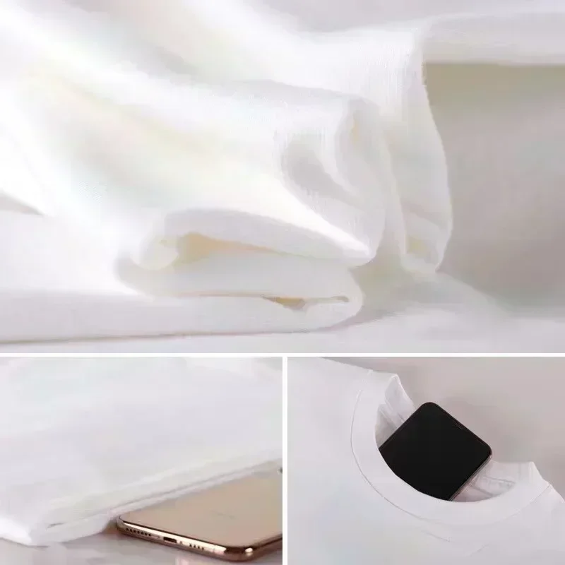 Summer Streetwear Tee – Heavy Cotton Loose Short Sleeve
