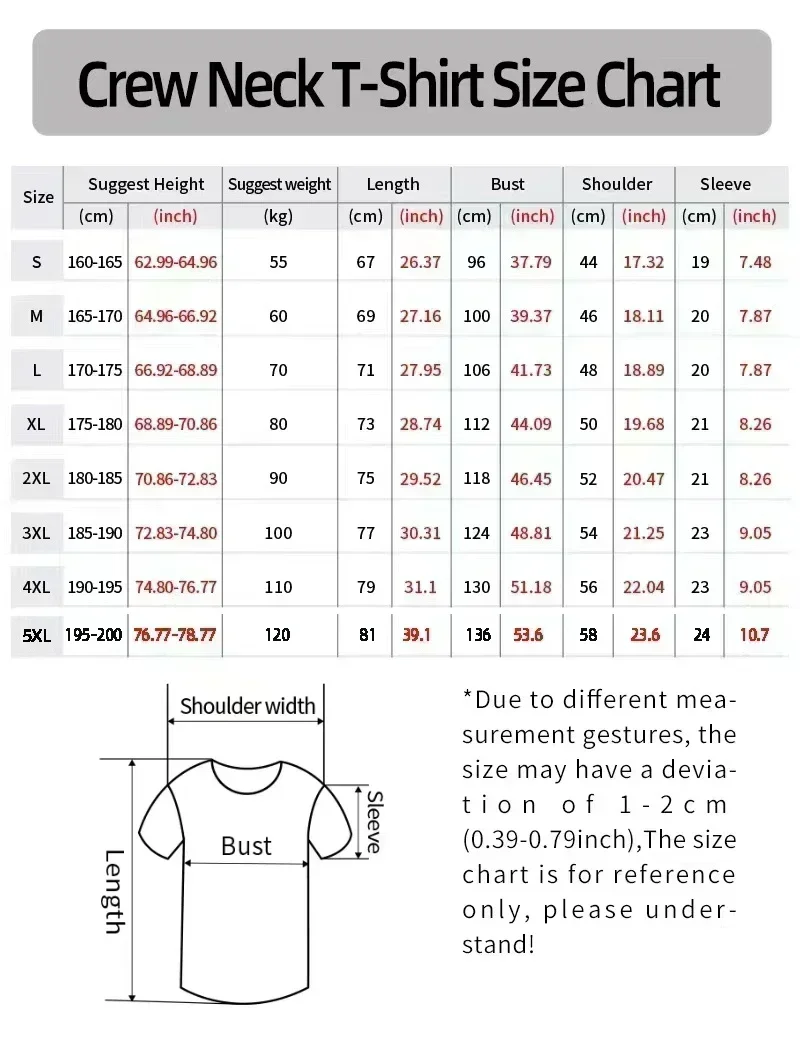 Summer Streetwear Tee – Heavy Cotton Loose Short Sleeve