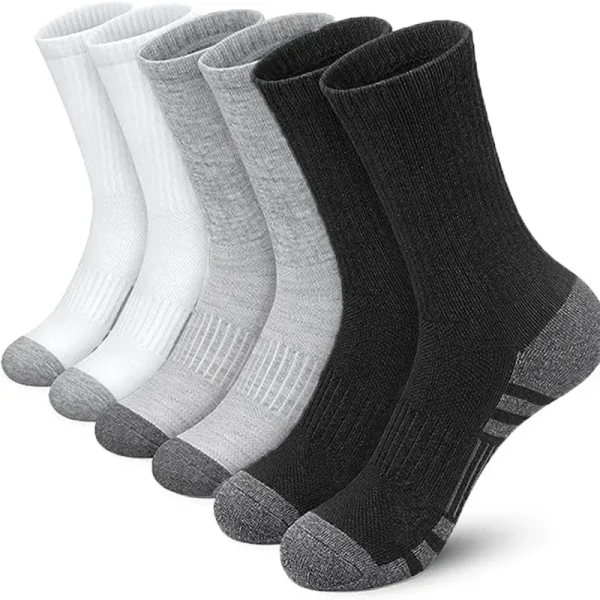 6/10/30Pairs of High-Quality Soft and Comfortable Men's Running Socks