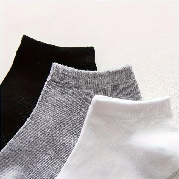 10/20/30/40/60 Pairs Of Unisex Solid Color Socks