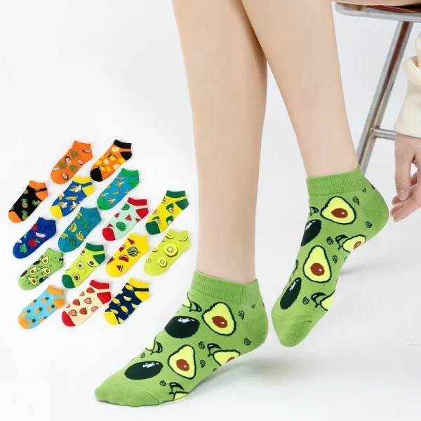 6 Pairs 2025 New Colorful Harajuku Fashion Lovelty Cute Men and Women Funny Socks