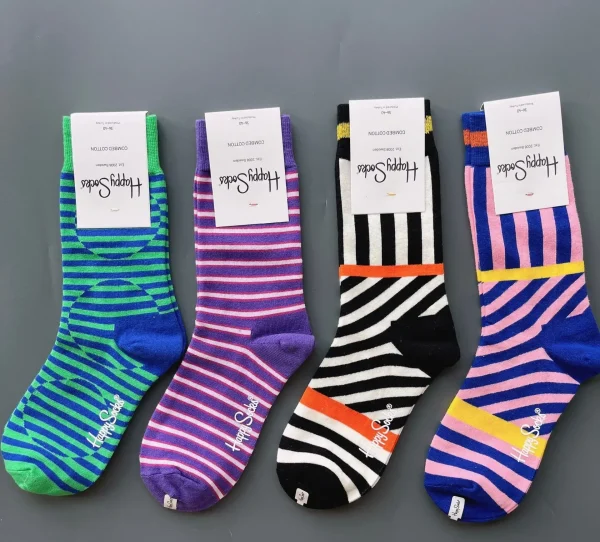 Happy Socks Funny Colorful Socks Fun Bright Crazy Socks Unisex Size 36-40