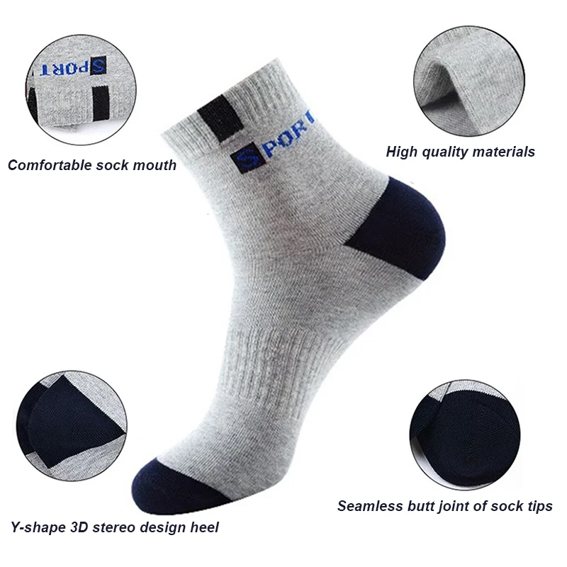 5 Pairs Cotton Sock for Men
