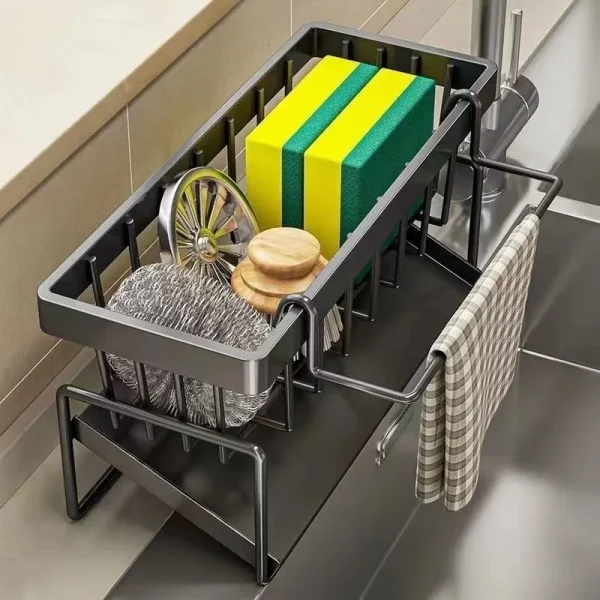 Kjøkken Vask Drenerings-organisator Rustfritt
