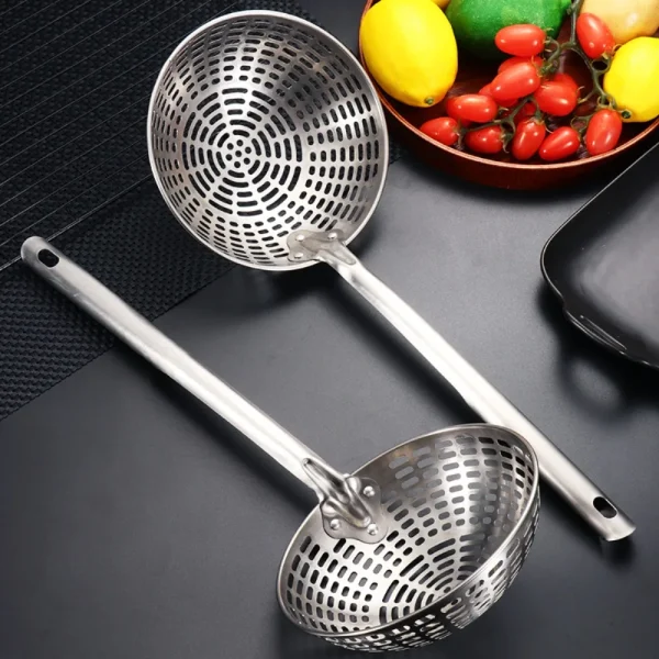 Stainless Steel Frying Colander Spoon