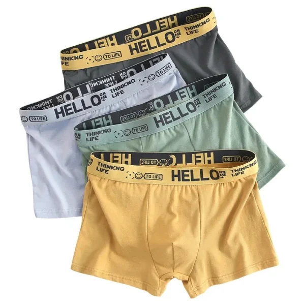 10PCS Men’s Boxer Shorts – Breathable, High-Stretch Underwear (L–4XL)