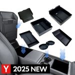 Console & Armrest Storage Box For Tesla New Model Y 2025 Juniper