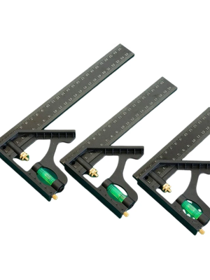 Multifunctional Combination Movable Ruler Protractor