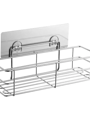 Stainless Steel Bathroom Storage Shelf