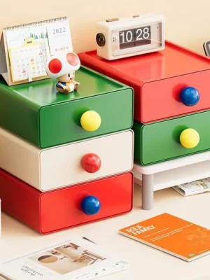 Desktop drawer storage box 01