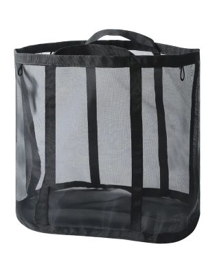 Nylon Mesh Laundry Basket with Handle