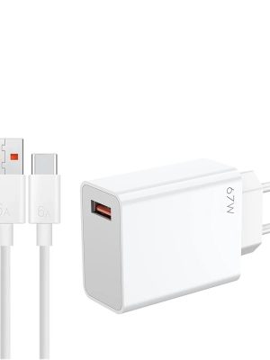 67W USB Fast Charger with Type-C Cable